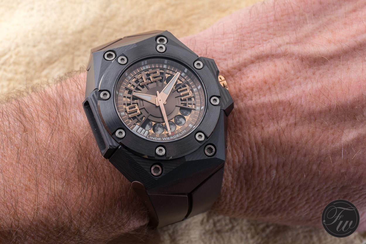 Linde Werdelin Oktopus Moon 3DTP Black Ink Marks 20th Anniversary