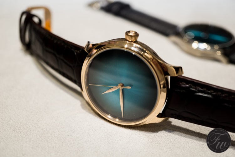 Endeavour Centre Seconds Concept Blue Lagoon By H. Moser & Cie