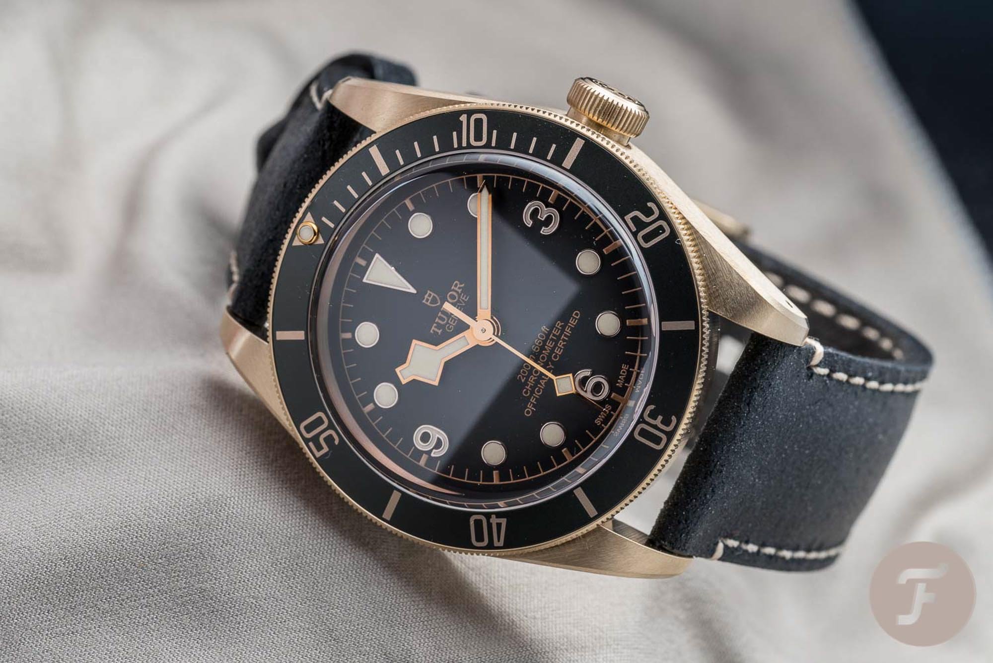 Hands on Tudor Black Bay Bronze with Slate Grey Dial