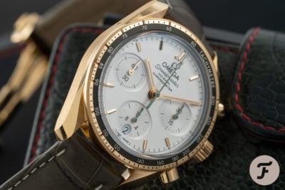 Hands-On With The Omega Speedmaster 38 in Gold