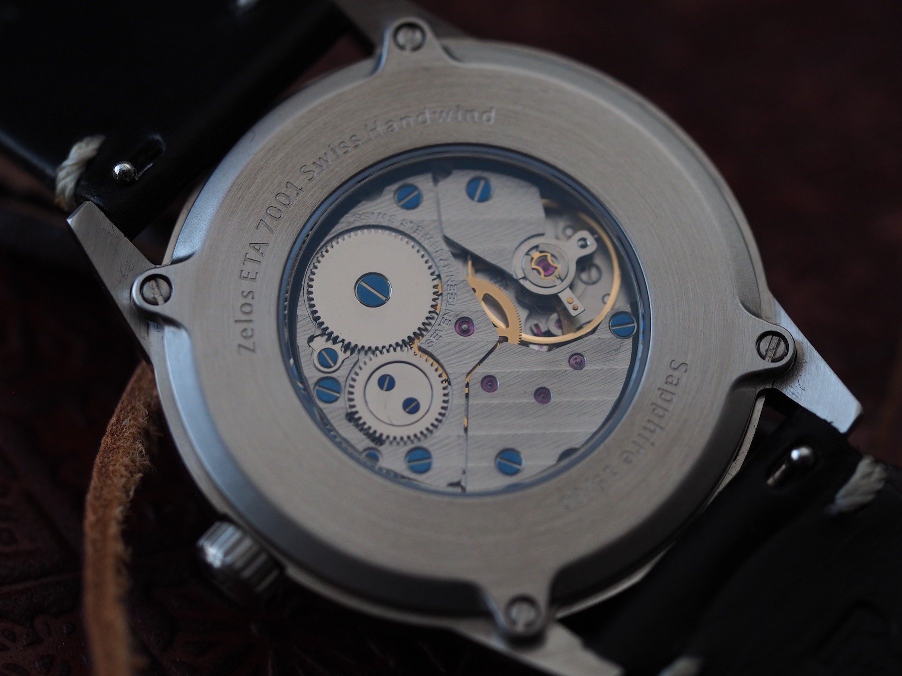 Zelos Experimental Swiss Auto Chronograph Watch
