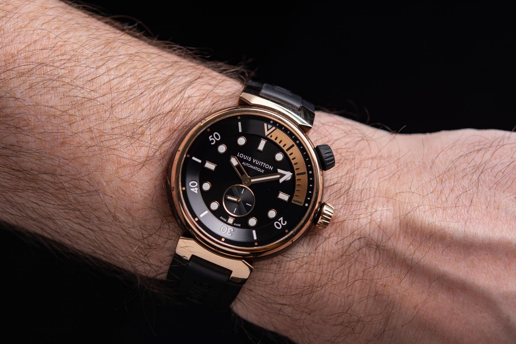 The Louis Vuitton Tambour Street Diver is a fresh alternative to the usual  diver designs 
