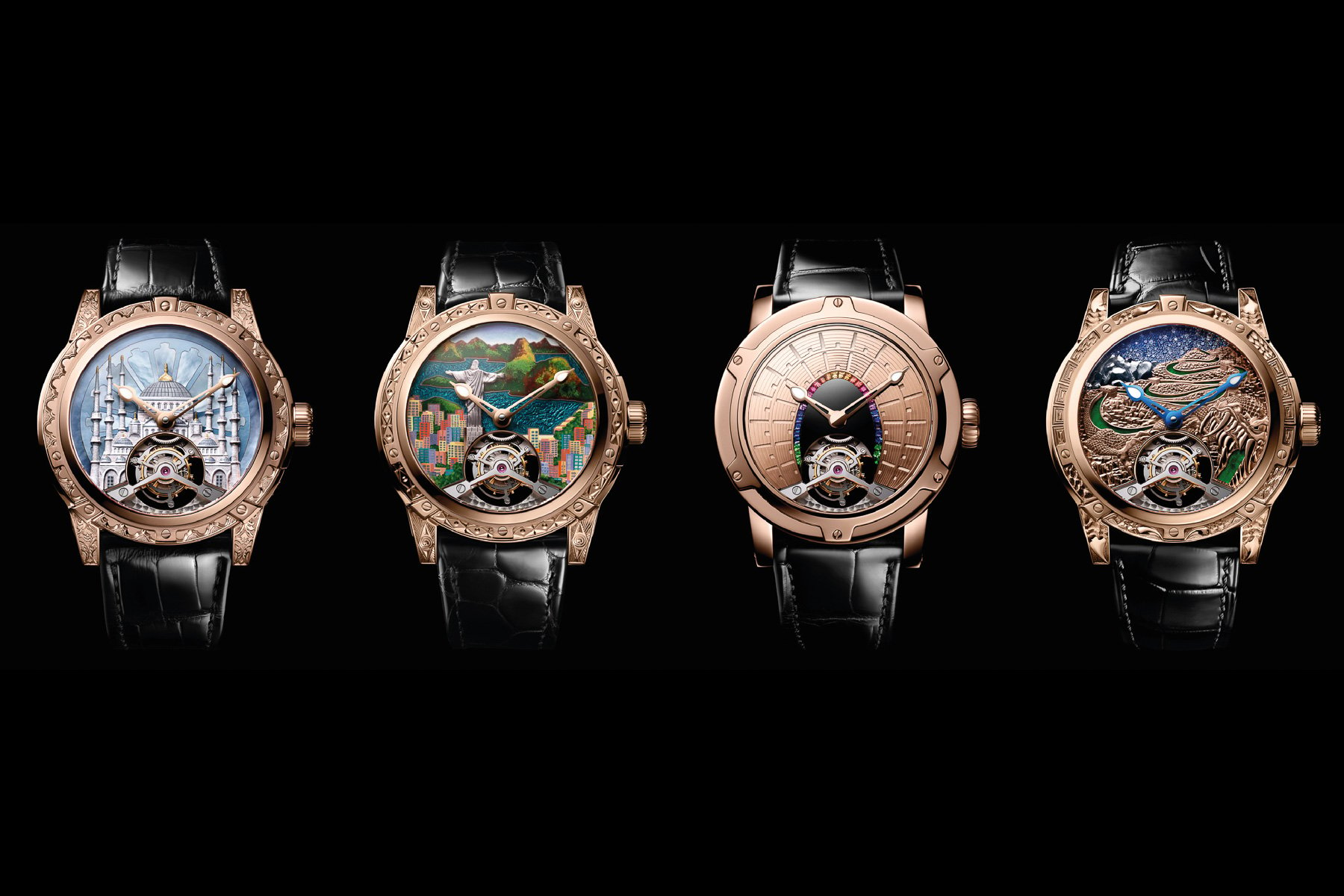 Louis Moinet gathers supplies from all over the galaxy for latest