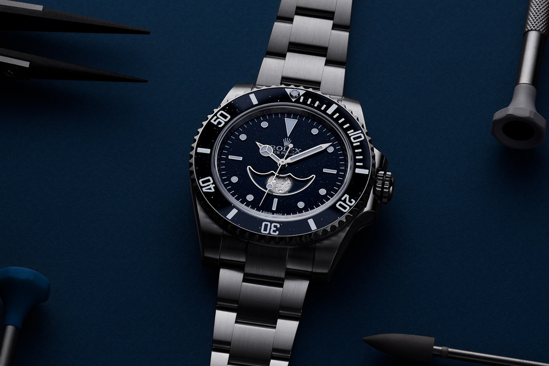 Rolex Submariner Moonphase Modified By Artisans De Gen ve