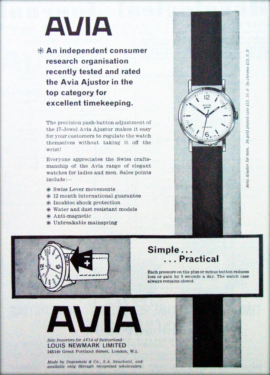Avia Olympic Sports Watches Vintage Advert – Sportique