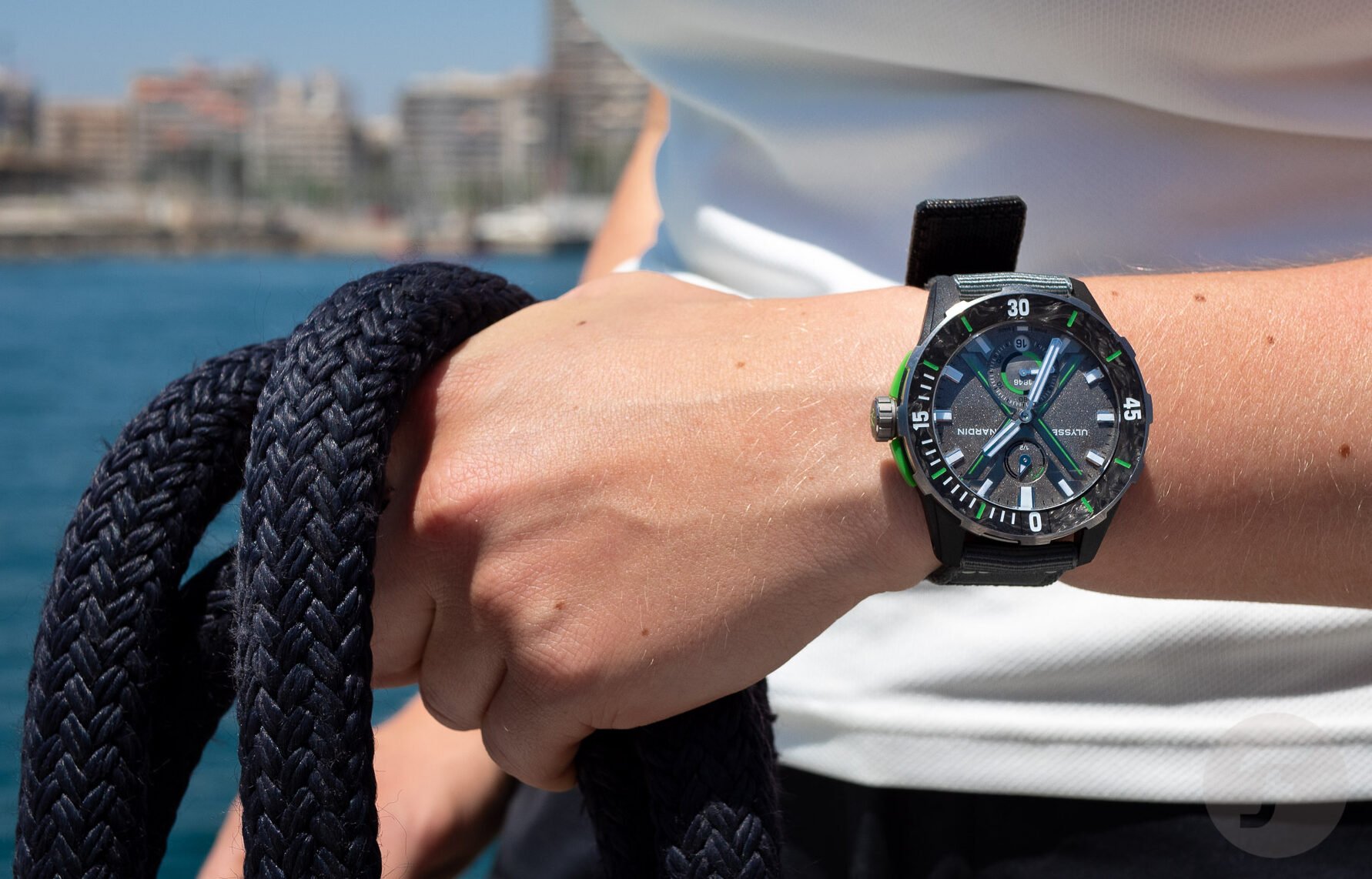 F Introducing The New Ulysse Nardin The Ocean Race Diver