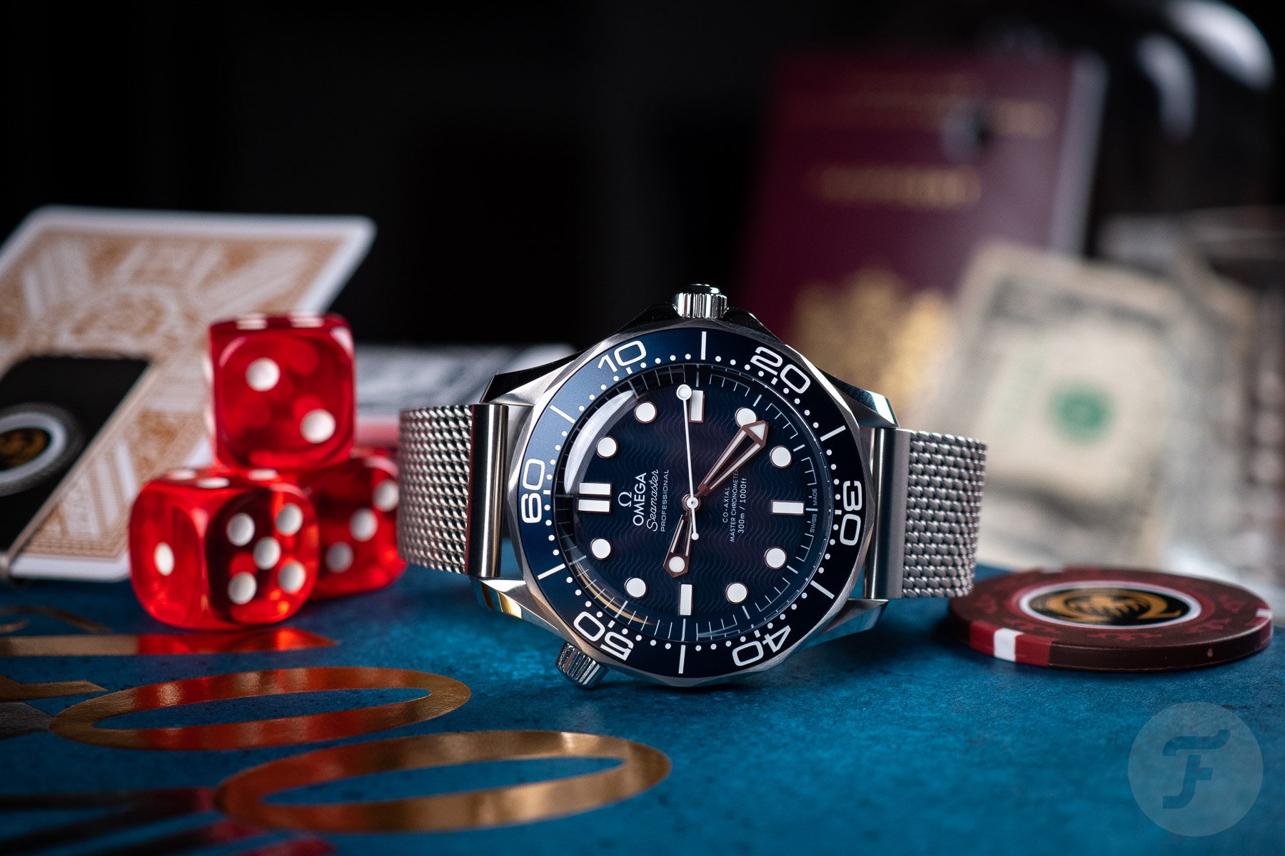 Bond' mesh bracelet for Omega Seamaster - Stainless steel BOND type watch  strap