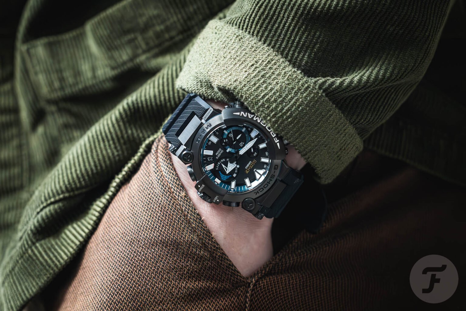 【f】 Hands On Casio G Shock Frogman Mrg Bf1000r 1a