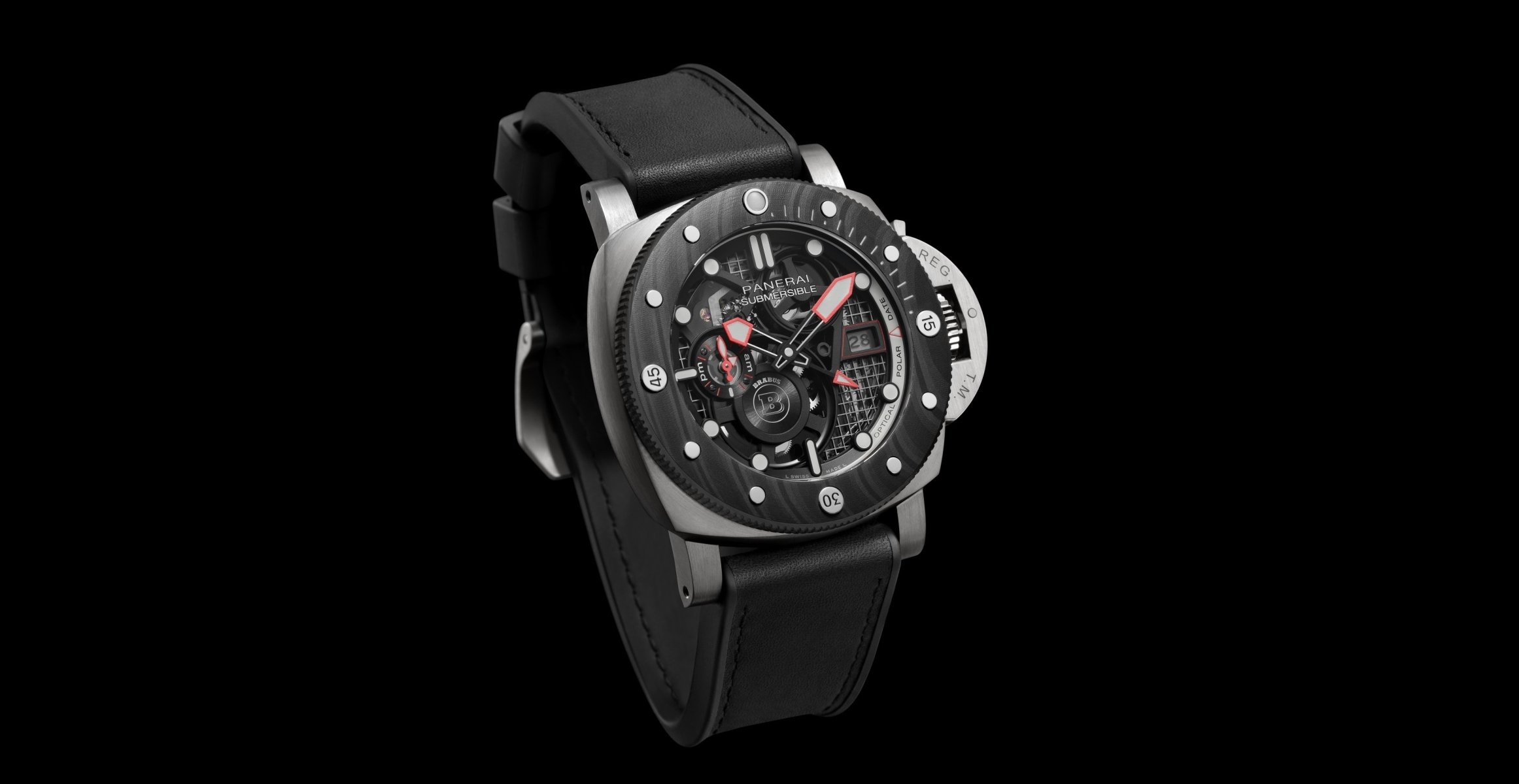 F Introducing Panerai Submersible S Brabus Titanio