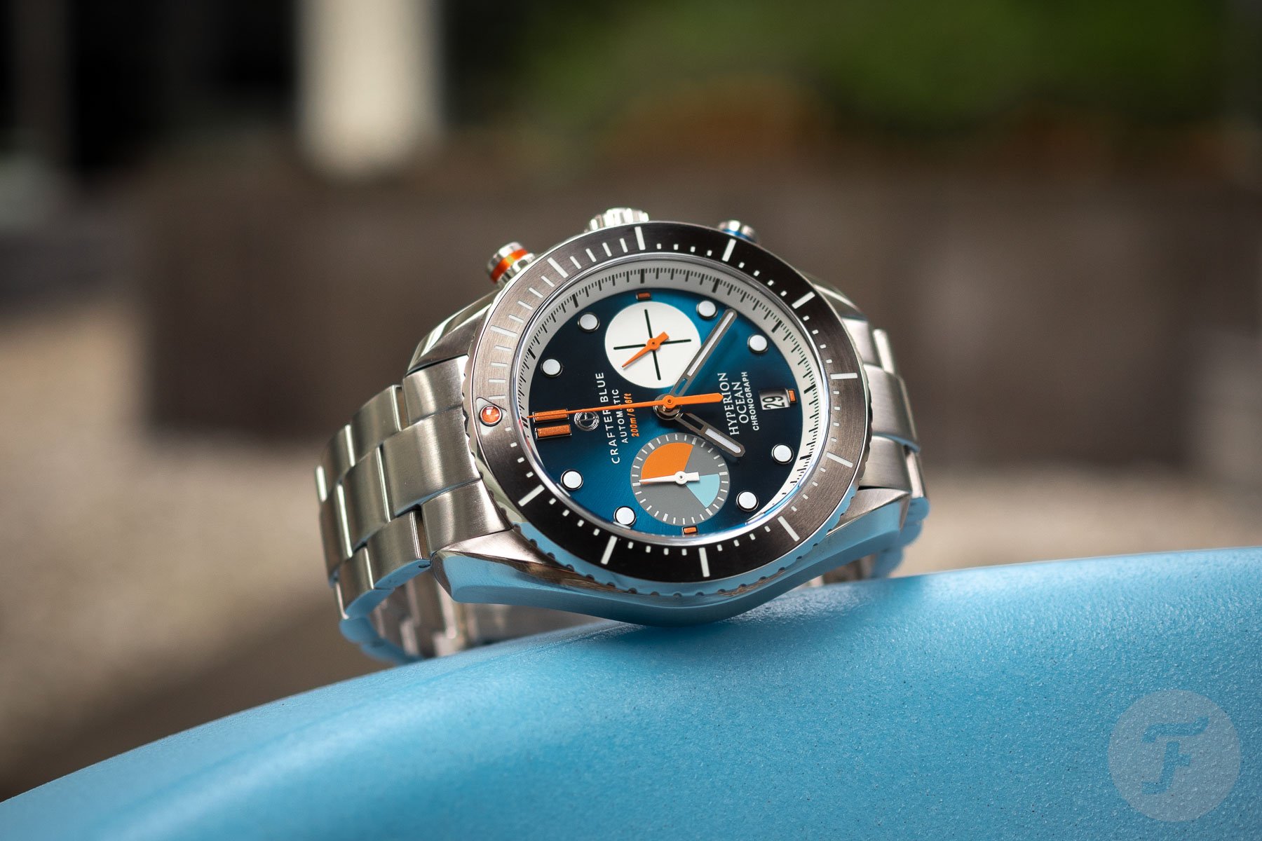 F Crafter Blue Hyperion Ocean Chronograph Arctic Blue