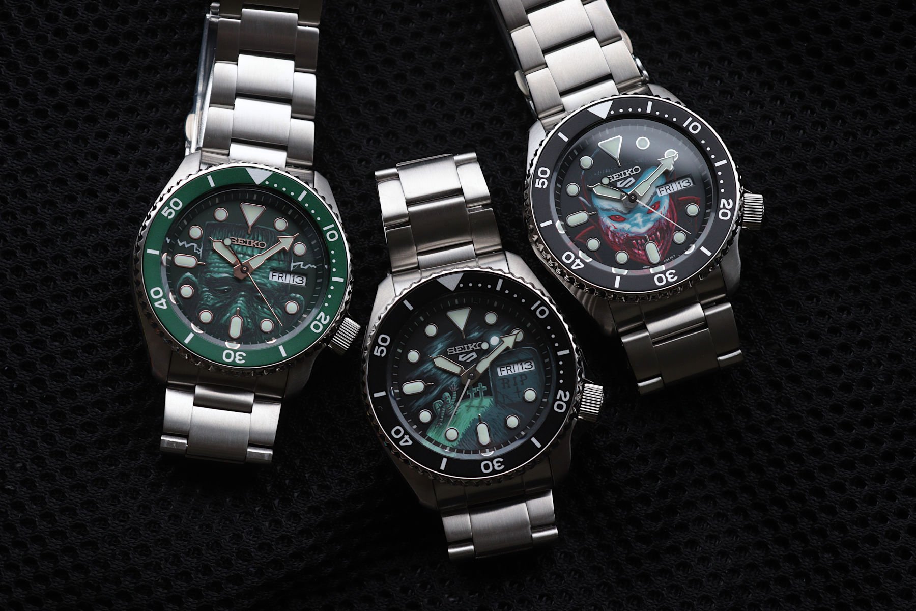 F IFL Watches Drops Its Seiko 5 Sports Halloween Collection