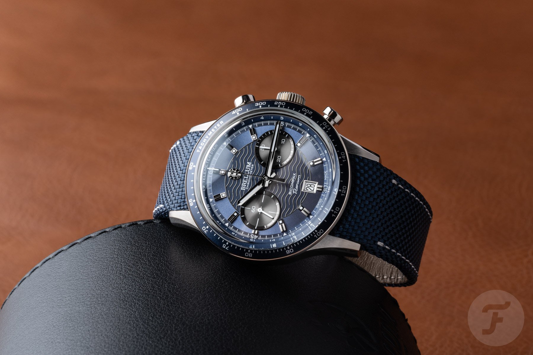 Brellum Pandial Marina Bicompax Titanium Chronometer