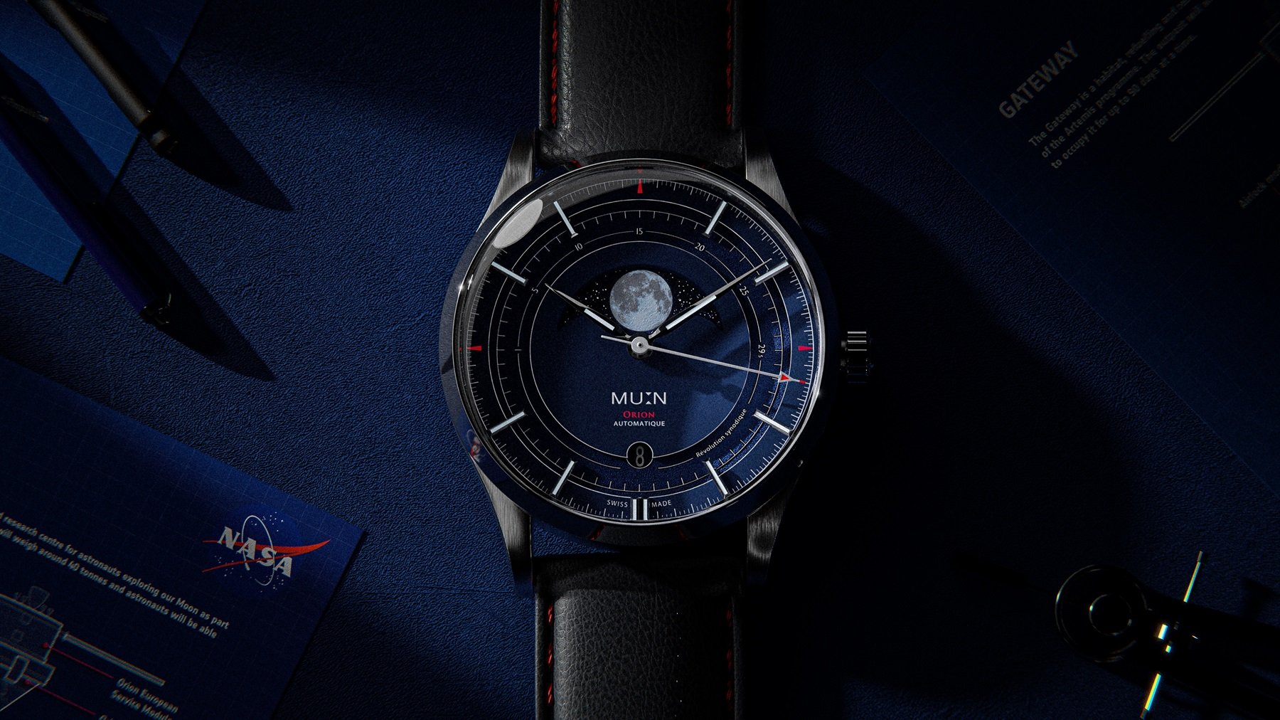 Introducing: The Mu:n Orion ? A New Moonphase Watch To Celebrate The Launch Of The Artemis II Space Mission