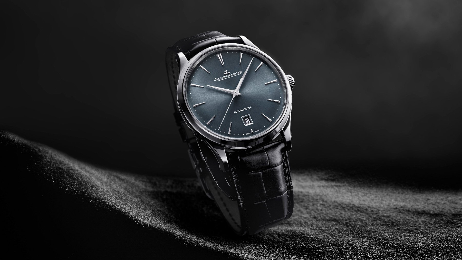 Jaeger-LeCoultre Master Ultra Thin Date blue-gray dial