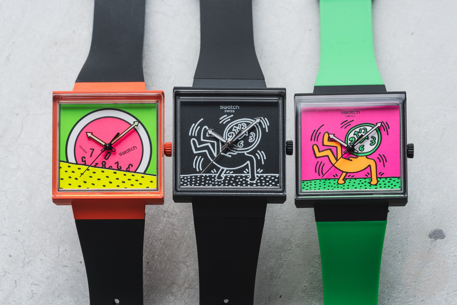 New: The Swatch × Keith Haring Break Free Watches