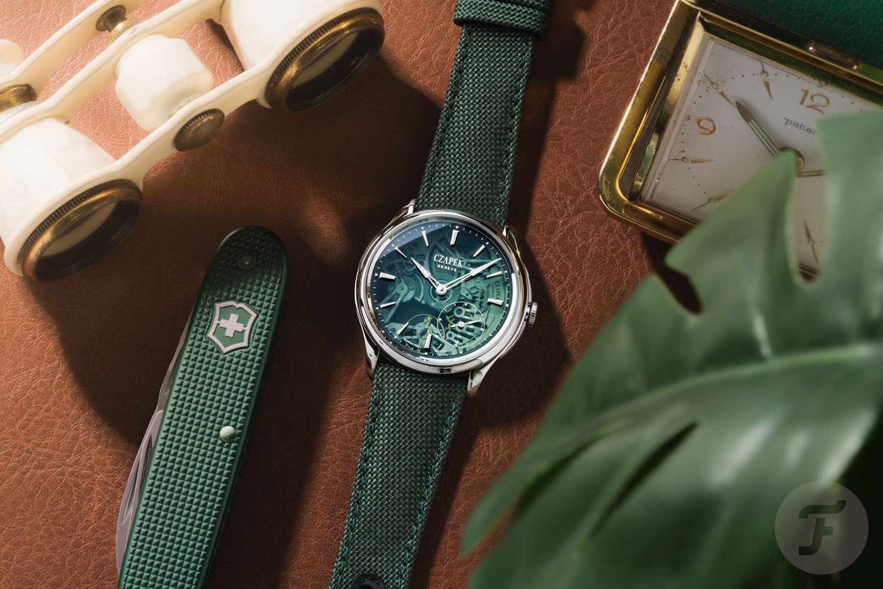 Czapek × Fratello's Promenade Transparencies "Viridian Green" header image