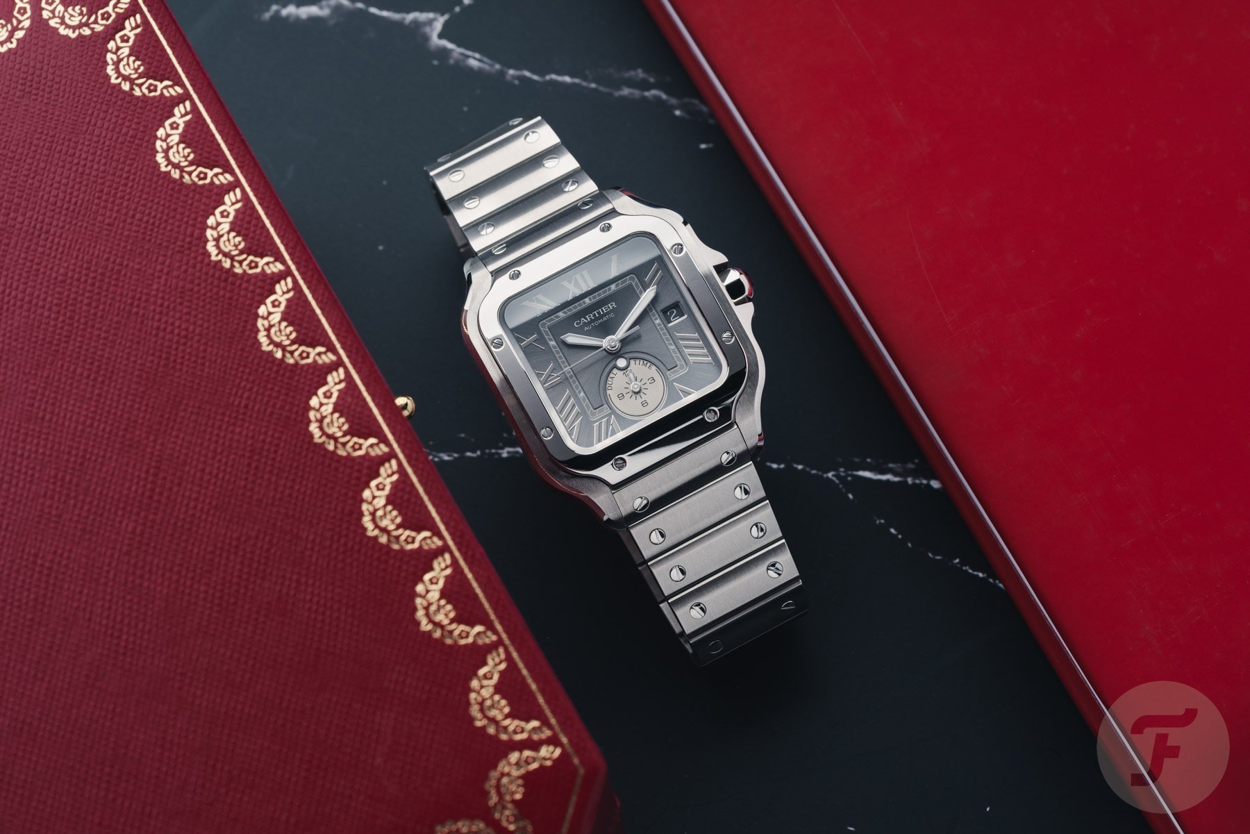 Cartier Santos de Cartier Dual Time header image