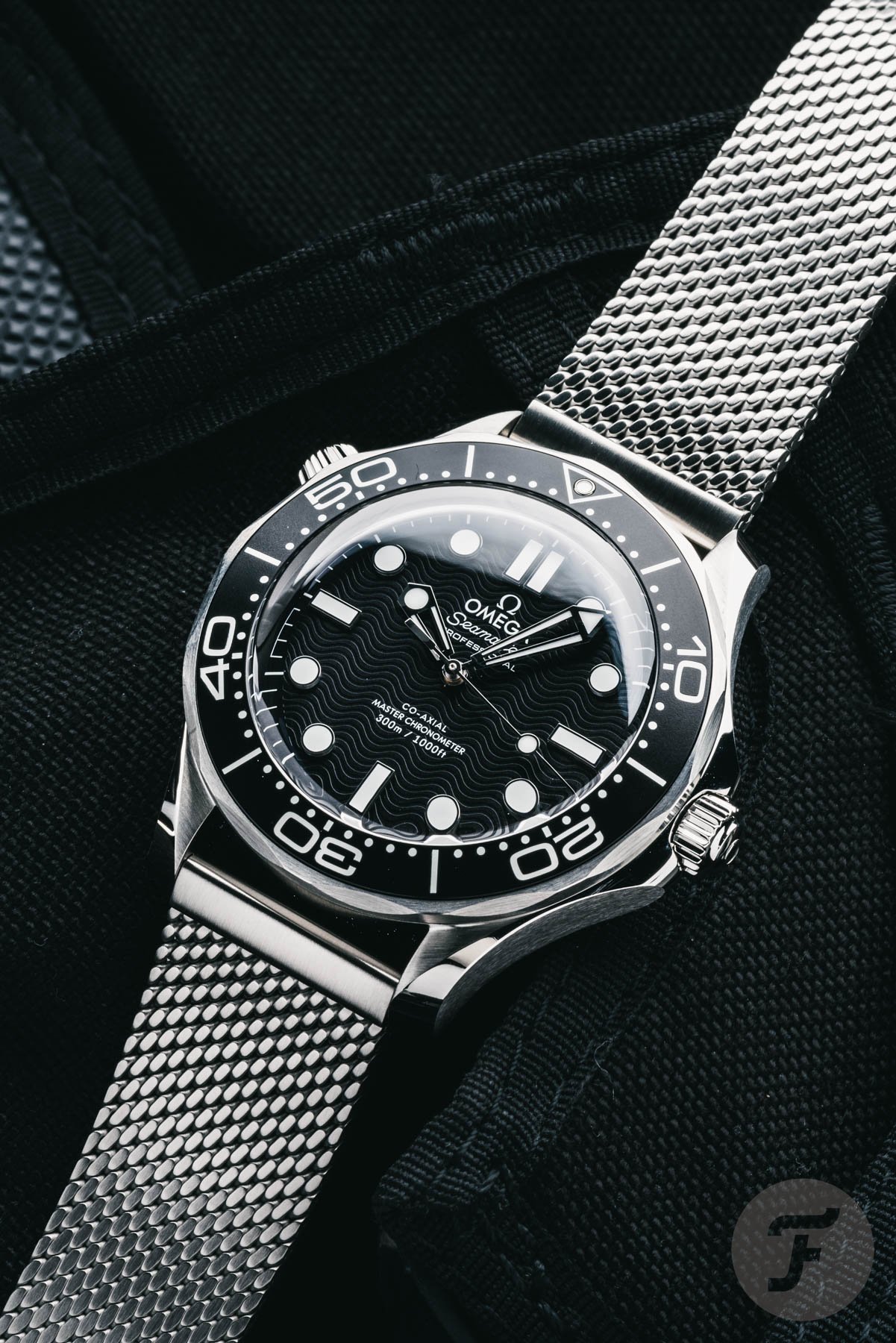 Omega Seamaster Diver 300M Black Hero Shot