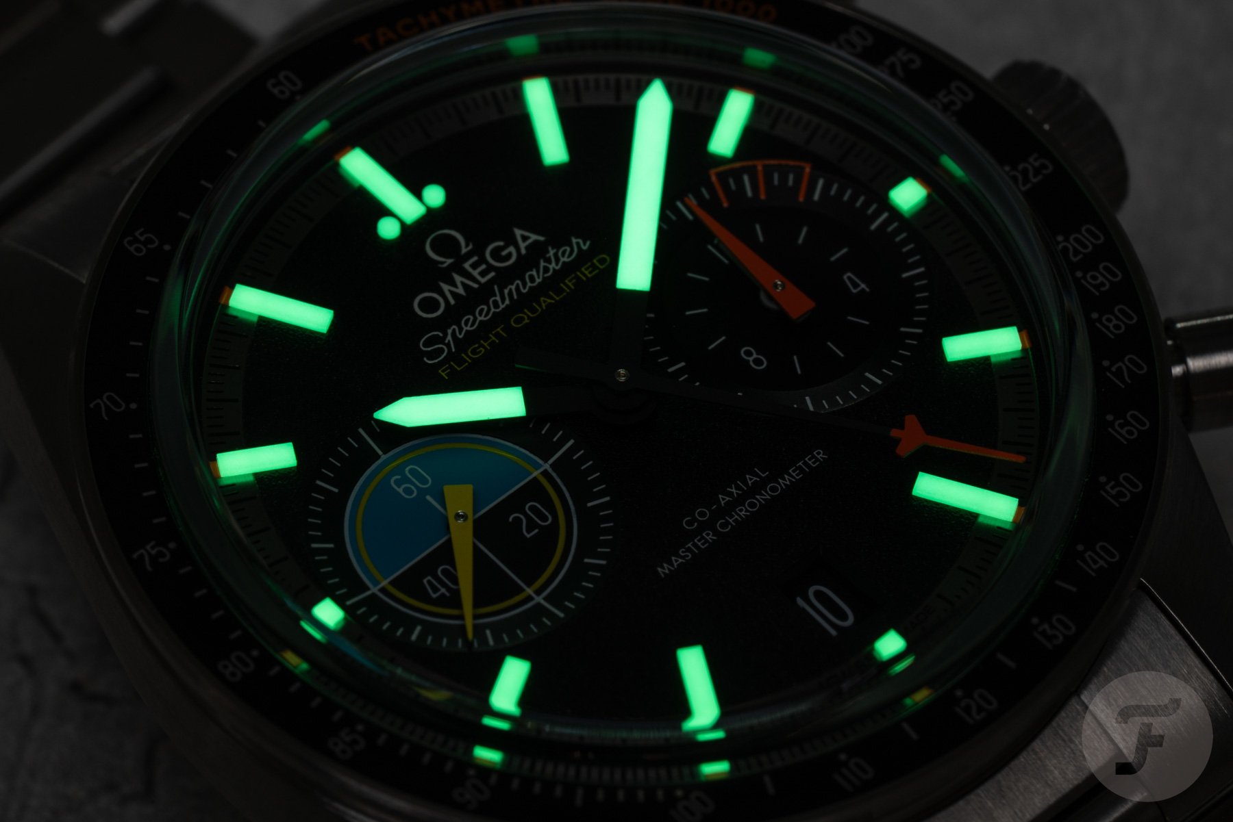 Omega Speedmaster Pilot Flight Approved Luminous Shot