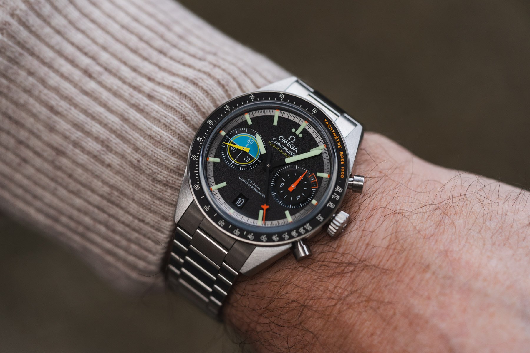 F Hands On The Omega Speedmaster Pilot Flight Qualified