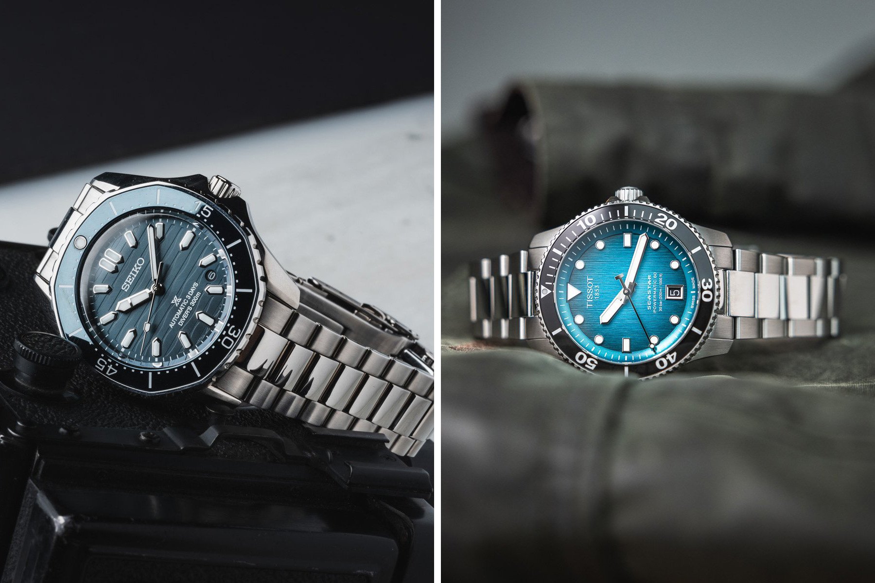 Seiko Prospex SPB483 vs. Tissot Seastar 1000 40mm header