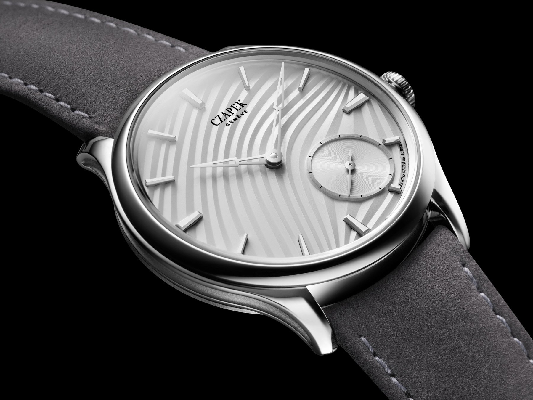 Czapek Promenade Plissé pearl white header image