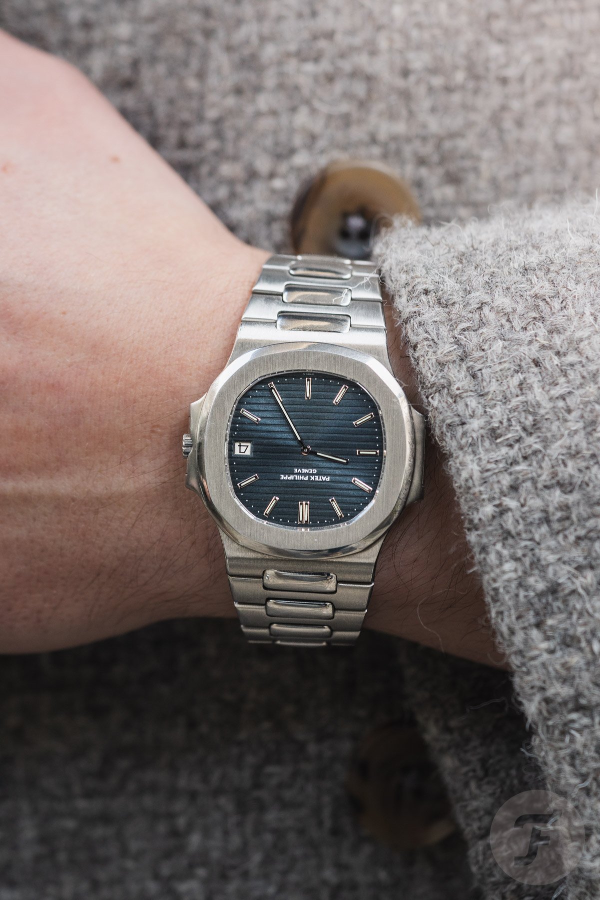 Patek Philippe Nautilus ref. 3700/1A on wrist