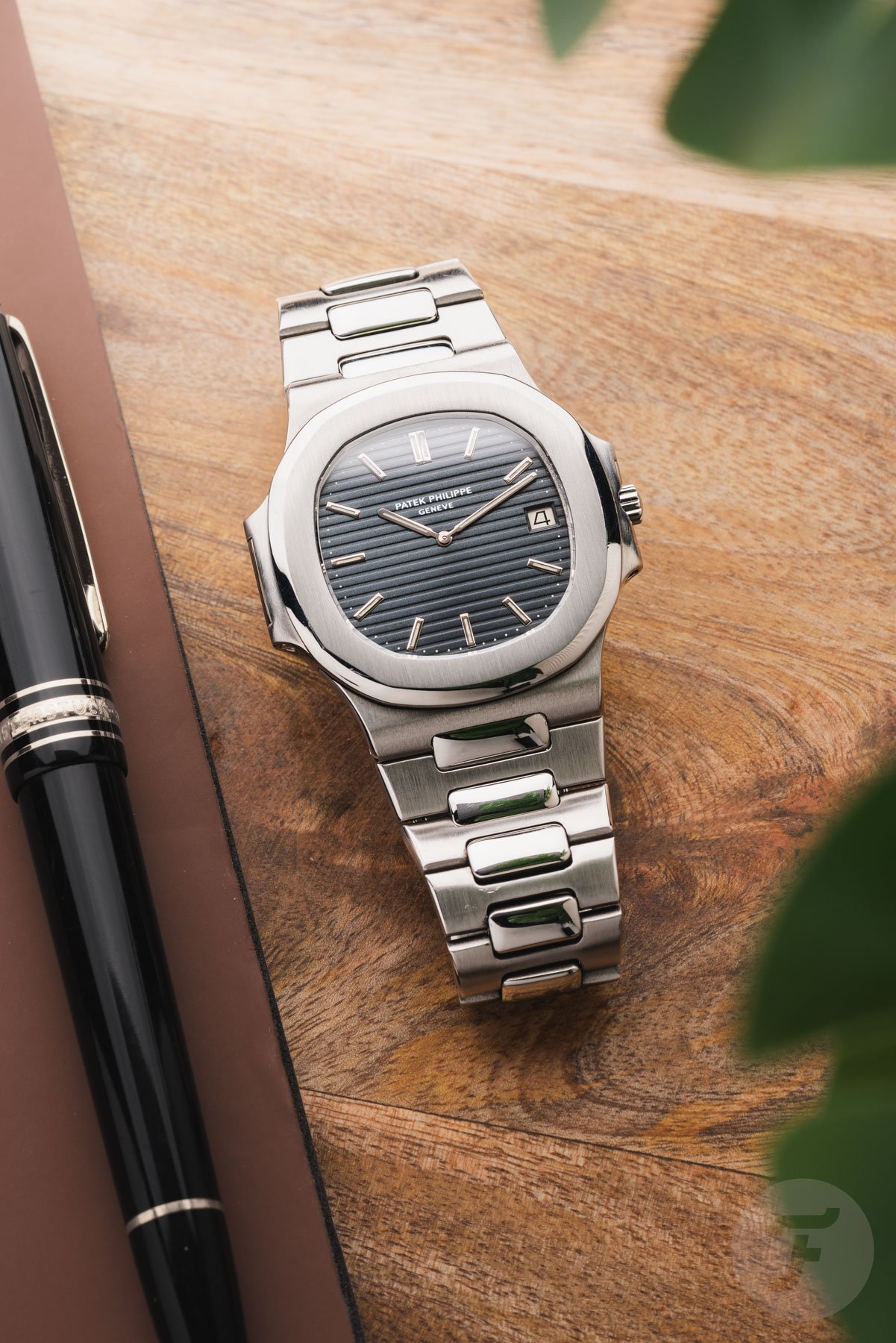 Patek Philippe Nautilus ref. 3700/1A flat-lay