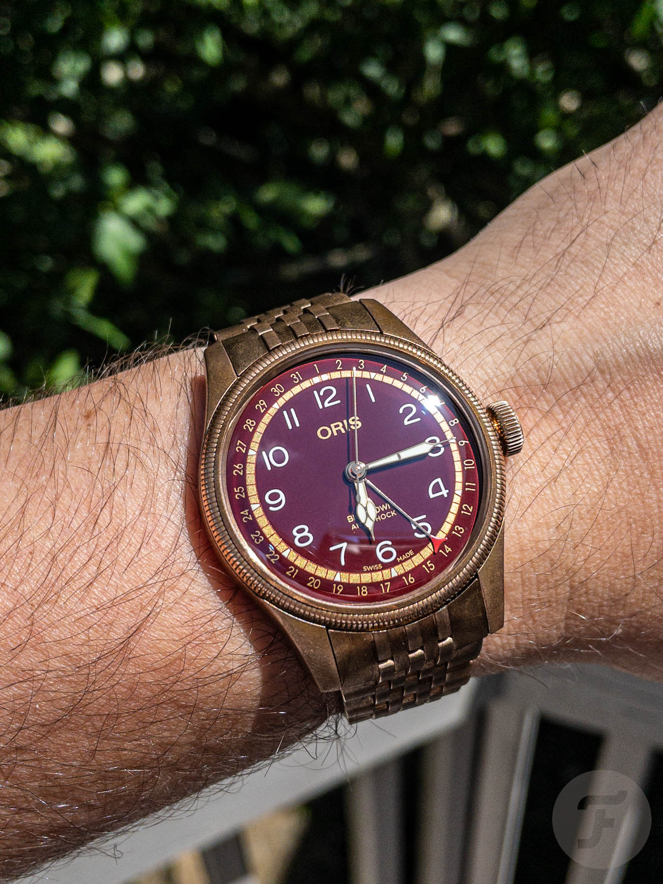 Oris big crown bronze on sale patina