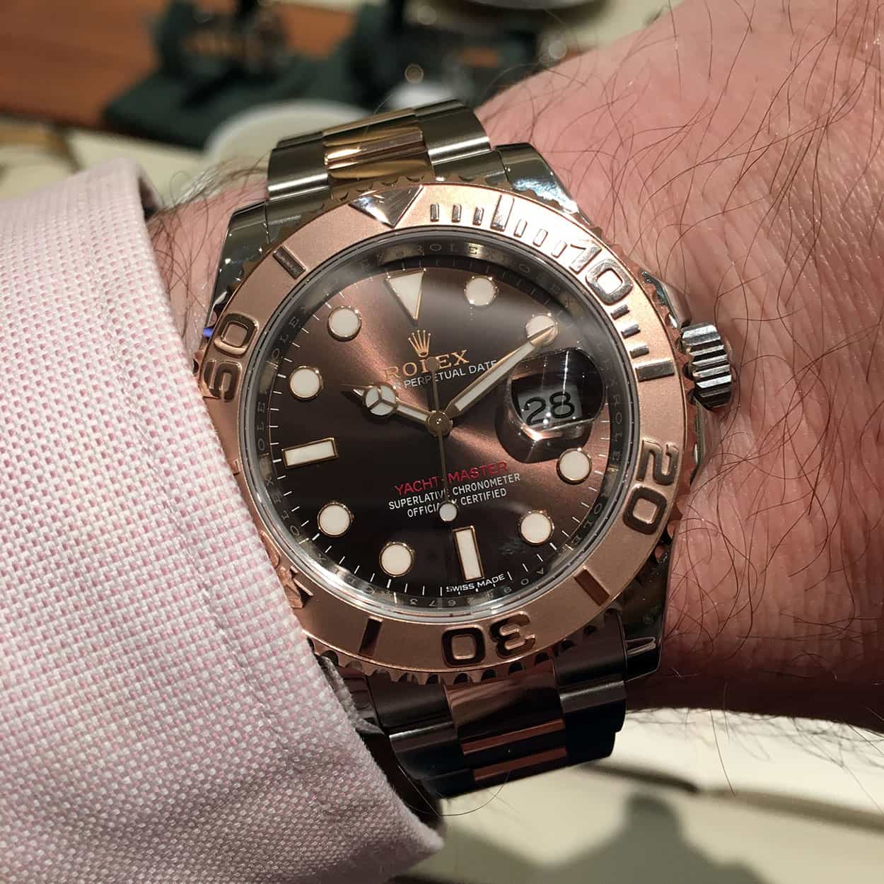 rolex yacht master chocolate dial